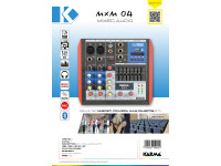 Karma 4 Canais USB/Bluetooth KM-MXM04 Karma 4 Canais USB/Bluetooth KM-MXM04